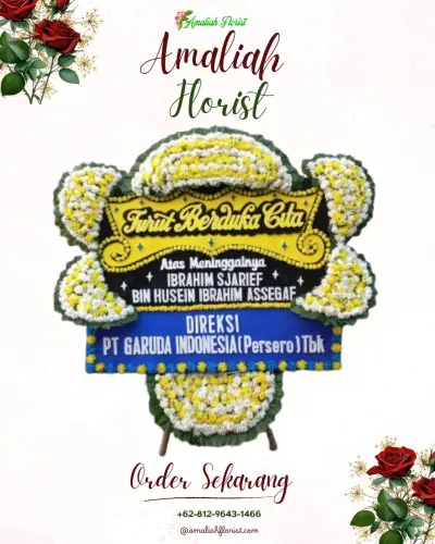 Papan Bunga Duka di Sembungharjo